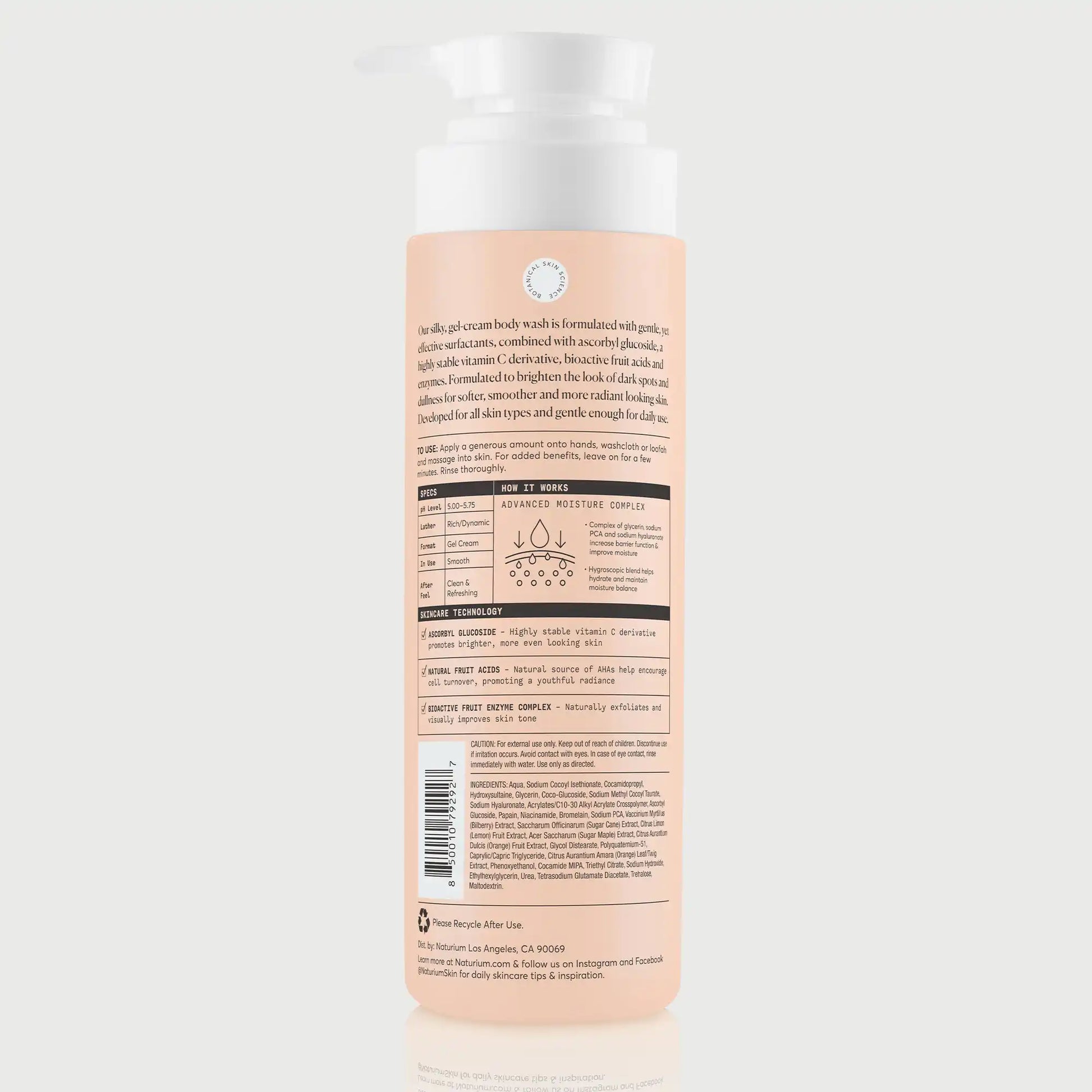the-brightener-vitamin-c-brightening-body-wash-b4 NATR-The-Brightener-Body-Wash_back.webp
