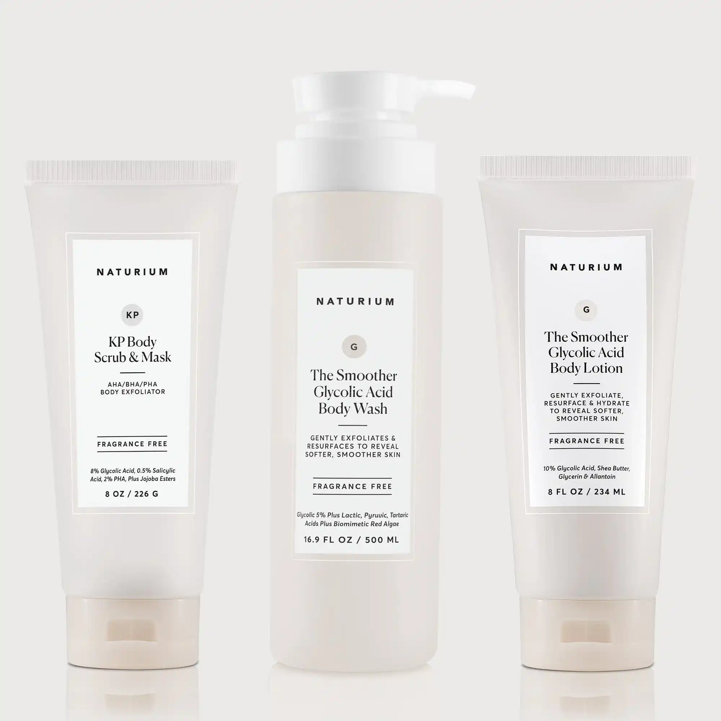 the-glycolic-acid-body-bundle-w5 NATR_KPScrub_SmootherBodyWash_SmootherLotion_Bundle_ecomm.webp